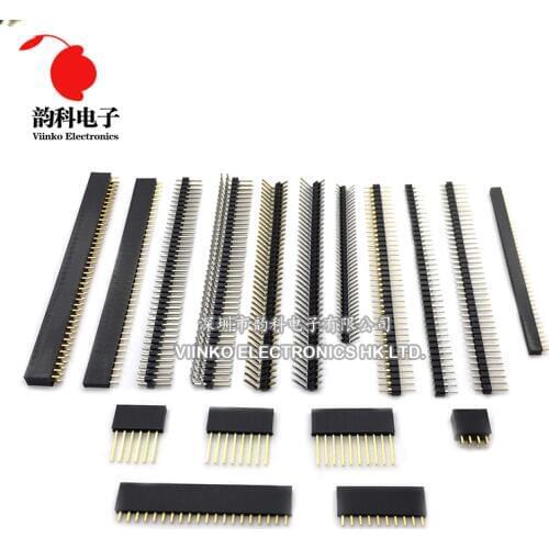 10pcs Female Pin Header Strip 40 Pin 2mm Single Row Female Pin Header