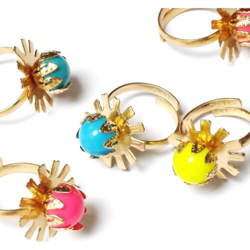 100 pc Metal gold Girl gem RINGS 790 pinata toys kids party favor Favour gift gadget wedding gift for guest souvenirs giveaways