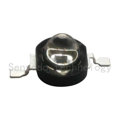 100X high quality 60degree black shell 3W 940nm infrared high power led light beads free shipping