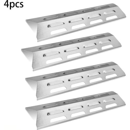 41x10cm 4Pcs Replacement Stainless Steel Heat Plate Shield Barbeque Grill For GFTIME BBQ Tek Models Kenmore GSF2818K SLG2007A