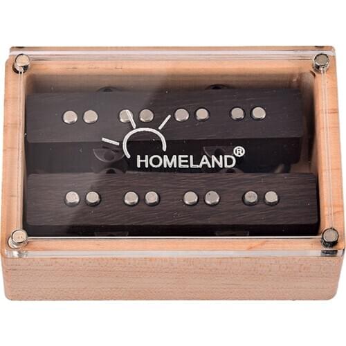 Alnico V Magnets 4 String Pickup w/ 8 Pcs Mounting Screws for Jazz Guitar