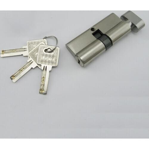 Free Shipping 1PCS High Quality Door Lock Cylinder Interior Door Lock Cylinder Repair Parts With 3 Keys