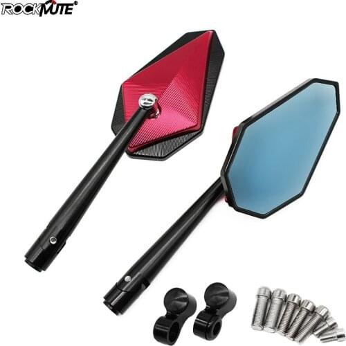 Motorcycle Rearview Mirror Side Mirrors CNC Aluminum Adjusting For DUCATI Scrambler 100/1100/125/250/350/50/350 Hypermotard