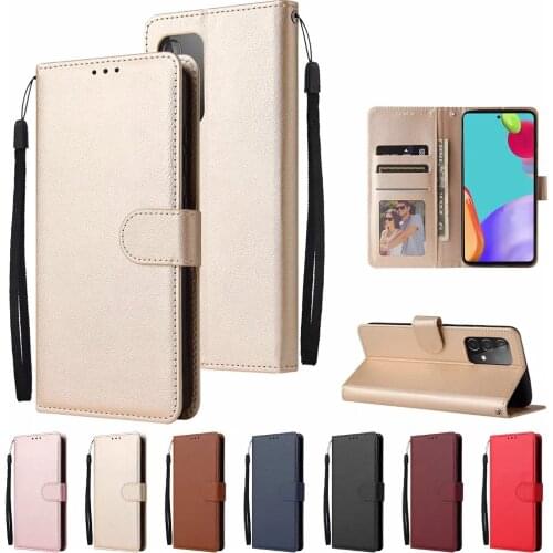 High-quality Leather Wallet Case for Samsung Galaxy A01 A10 A12 A21S A31 A20E A40 A41 A42 A50 A51 A70 A71 A3 A5 A7 A6 A8 Case