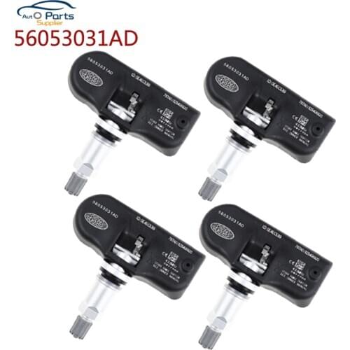 4pcs 56053031AD Tire Pressure Monitoring Sensor TPMS for Chrysler Dodge High Level Of Accuracy Car Accessories New