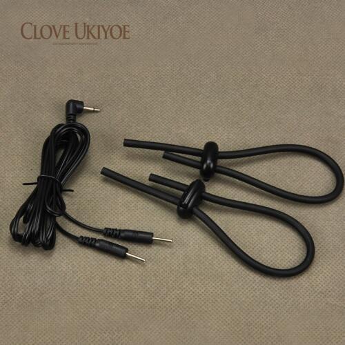 Electric Sex Kit Accessories Electro Shock Therapy Penis Ring Medical Treatment Toys Male Cock Stimulator Sex Toys For Men