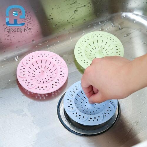 FURGERIN 3PCS Kitchen Sink Strainer Stopper bath tub hair catcher stopper sink plug drain strainer Catcher Hair Stopper Bathroom