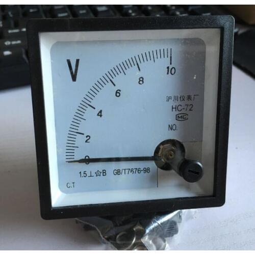 HC-72 0-10V pointer type voltmeter voltage meter