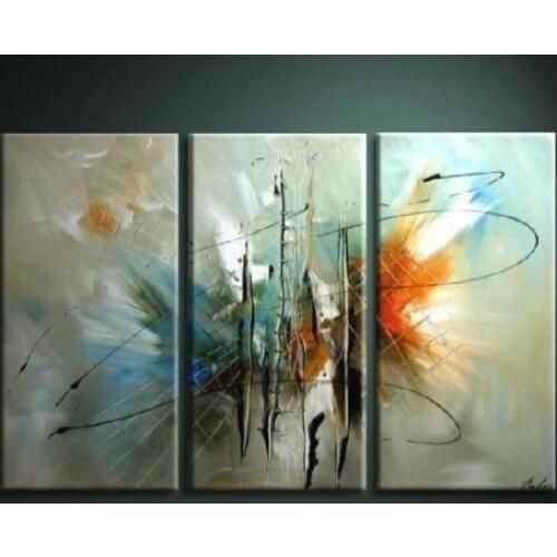 OIL PAINTING MODERN ABSTRACT WALL DECOR ART CANVAS,Creative 3PC- Unframed
