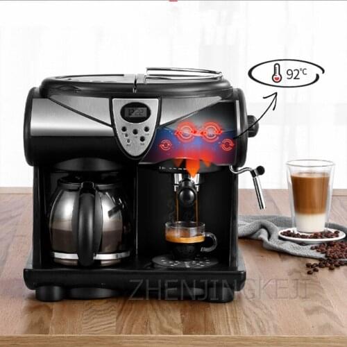 Coffee Machine Household Small Fully Semi Automatic Commercial American One Machine Ltalian Drip Coffee Machine 11-15 Cups