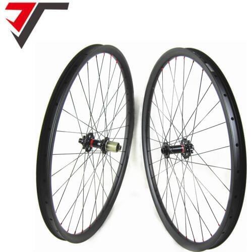 TRIPS super light carbon boost wheels 29er mtb carbon wheels XC asymmetric Novatec 29inch carbon tubeless mountain bike wheelset