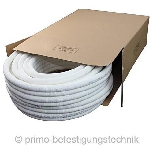 Copper pipe installation cold air conditioning isolated Uni-Polar 1/4 25meter-1/4-Rollo25M