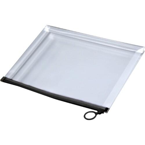 Multifunctional Transparent A4 A5 File Folder Document Bag Organizer Waterproof G88D