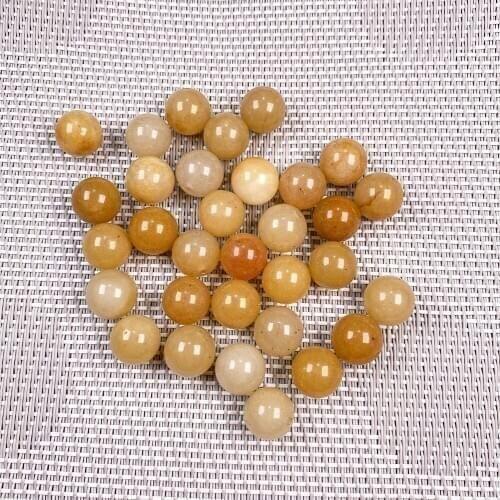 Natural Stone Agates Beads Tiger Eye Stones Obsidian Round Half Hole Scattered Beads for Jewelry Making Earrings Accessories