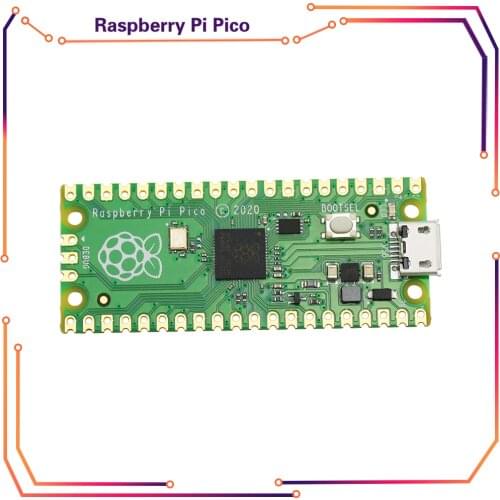 Official Raspberry Pi Pico Board RP2040 Dual-Core 264KB ARM Low-Power Microcomputers High-Performance Cortex-M0+ Processor