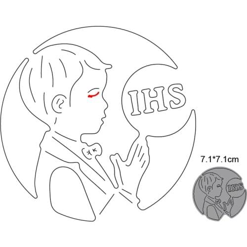 Metal cutting dies cut die mold Nativity Praying Boy Girl Decoration Scrapbook paper craft knife mould blade punch stencils dies