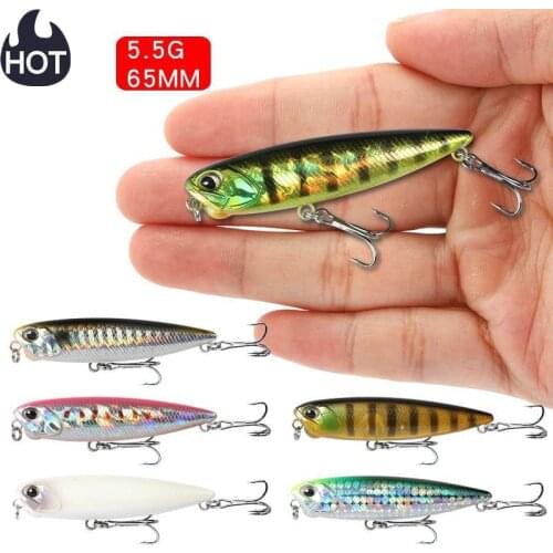 2021New Realis Pencil 65 duo Fishing Lures 65mm 5.5g Artificial Hard Bait Floating Stickbait Bass Trout Fishing Tackle Wobblers