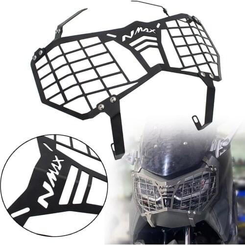 SEMSPEED NMAX Headlight Head Light Protective Cover Grille Guard Cover Fits For NMAX125 155 2020-2021 Protection Motorcycle Part