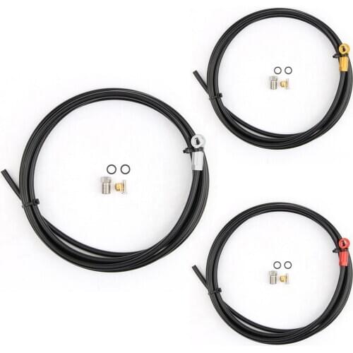 BH59 BH90 GUB Bike brake hose MTB Hydraulic Disc brake tube 2.5M Connector Insert Olive Set for SHIMANO SLX/XT