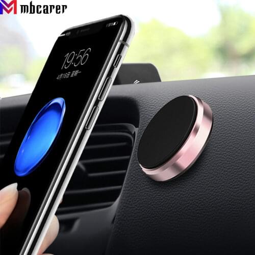 Universal Magnetic Car Phone Holder Wall Desk Metal Magnet Sticker Mobile Stand Dashboard Soporte Movil Coche Mount Bracket