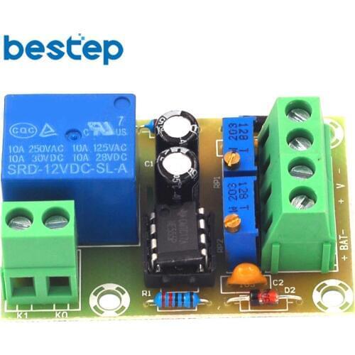 XH-M601 Battery Charging Control Board 12V Intelligent Charger Power Supply Control Module Panel Automatic Charging/Stop Switch