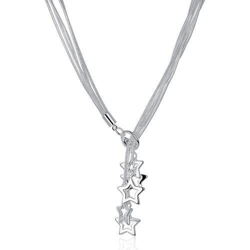 Factory price top quality silver plated jewelry necklace fashion cute necklace pendant hot sell SMTN152