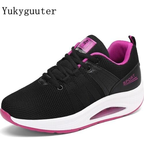 Dance Shoes Woman Ladies Modern Soft Outsole Jazz Sneakers Mesh Breathable Lightweight Female Dancing Fitness Sport Lace Up
