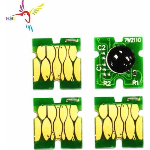 10Sets T9731-T9734 One Time Ink Cartridge Chip for Epson WF-C869Ra Printer T9731-T9734 Single Use Chips for EPSON Printers