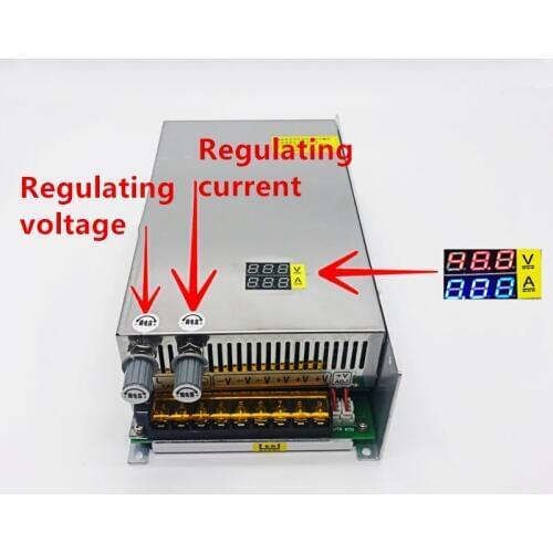 1000W 0-12V 0-70A Current and Voltage Adjustable Power Supply Current limiting SMPS with Digital Display