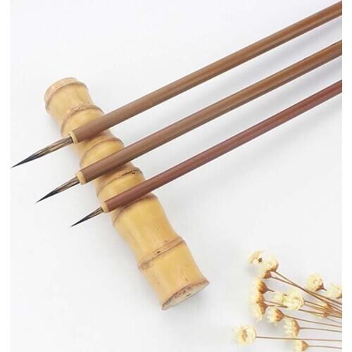 3pcs(S M L) Chinese Art Painting Brush Pen Hook Line Paint Supplies Watercolor Paint Brush Supplies