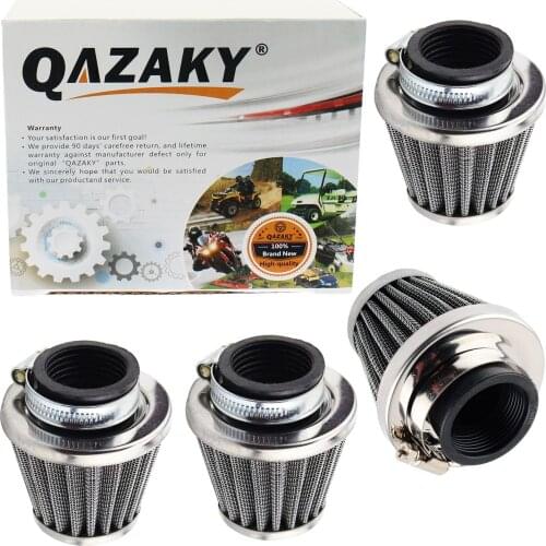 4Pc Air Filter 50cc 70cc 90cc 110cc 125cc Motorcycle ATV Scooter Go Kart Moped Pit Dirt Racing Super Pocket Bike CRF XR 50 70 90