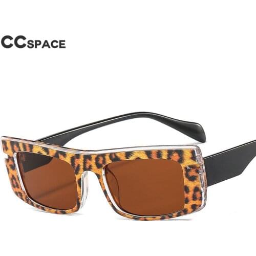 46649 Retro Punk Leopard Sunglasses Fashion Men Women Shades UV400 Vintage Glasses