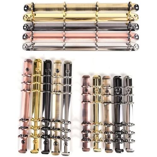 A4 A5 A6 Stainless Steel Binder File Folder Clip Ring Binder Clip Iron Clip Colorful Metal Spiral Binder Clip