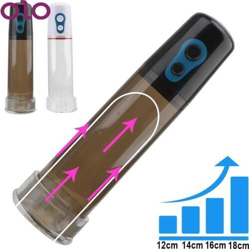 OLO Automatic Penis Enlargement Vacuum Sex Toys Increase Length Vacuum Train Pump Sex Toys for Men Dick Extender Penis Pump