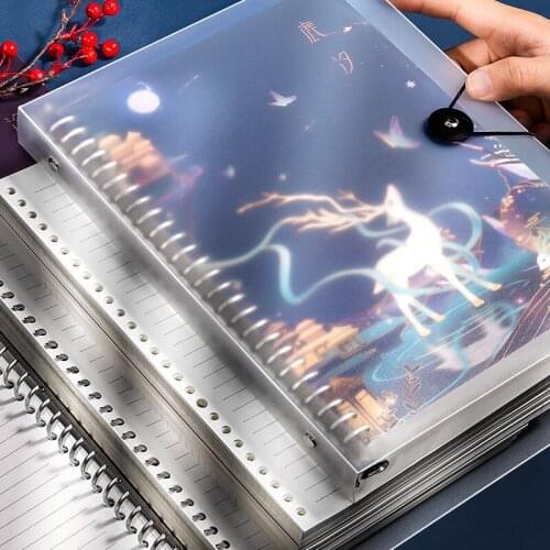 A5/B5 Loose Leaf Binder Notebook Refillable 4 Inners Optional Diary Agenda 2021 Planner Office School Supplies Stationery