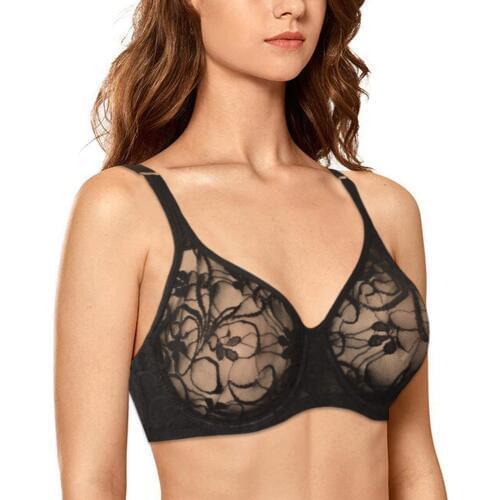 Sexy Lace Bras Womens Lingerie Underwired Plus Size Bralette Hollow Out Bra Female Underwear Delicate knitting Brassiere A B C D