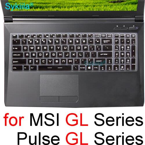 Keyboard Cover for MSI GL75 GL73 GL72 GL72M GL65 GL63 GL62MVR GL62M GL62VR GL62 Clear Gaming Laptop Protector Skin Case 17 17.3