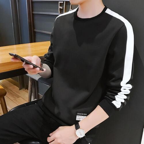 Cheap Wholesale Mens Fashion Leisure Sanitary Clothing in New Autumn and Winter of 2019