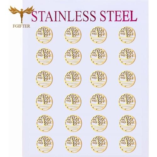 Children Girl Jewelry Hollow Tree River Stud Earrings Stainless Steel Ladies Accessories 2021 Fashion Trend Hot Sale Earrings