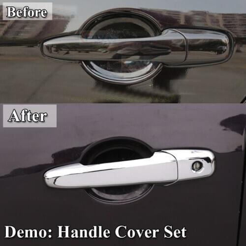 For Mazda CX-7 CX7 2006-2012 ABS Chrome Door Handle Cover & Door Bowl Cover Car Styling Decorate 2007 2008 2009 2010