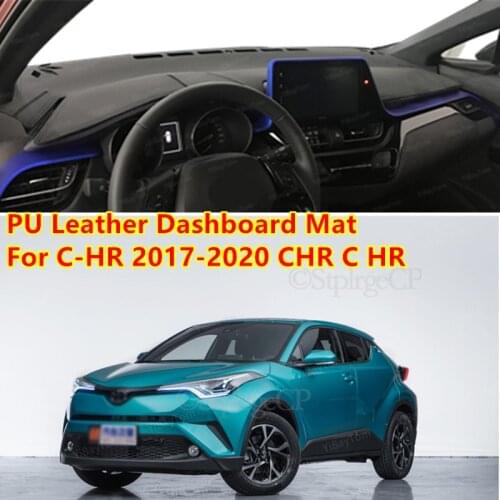 For Toyota C-HR 2017-2020 CHR C HR PU Leather Anti-Slip Mat Sunshade Dashmat Protect Carpet Dashboard Cover Pad Accessories