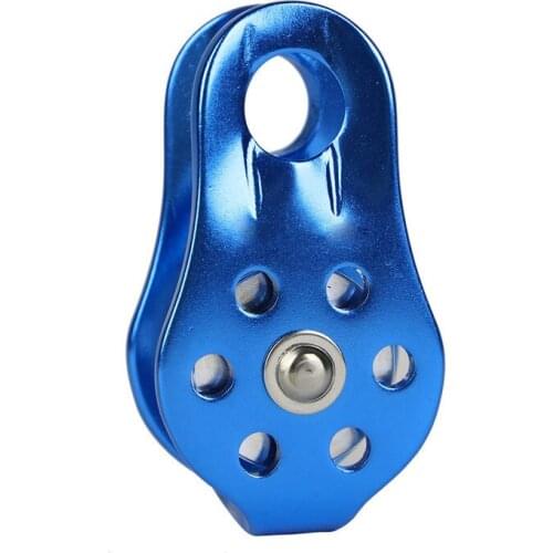Fixed side plate pulley rock climbing mountaineering cavern equipment rescue pulley high altitude pulley equipment
