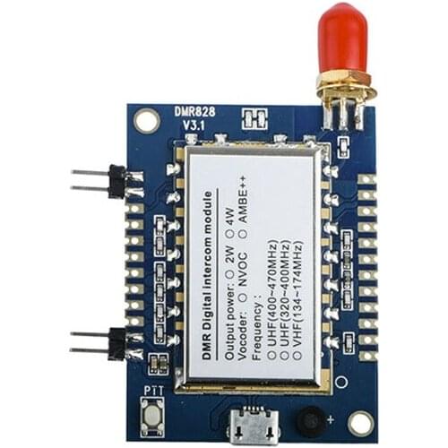 G-NiceRF | DMR828|UHF walkie talkie module|VHF 2W all-in-one digital DMR module