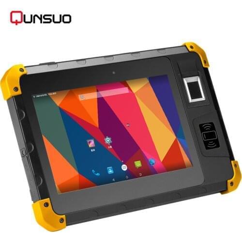IP67 Waterproof Industrial Rugged Android Tablet PC 8 INCH with 10000mah Battery GPS NFC Reader Fingerprint Barcode Scanner