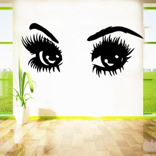 Peered Eye Pvc Wall Stickers Modern Fashion Wallsticker Home Decoration Accessories for Living Room Bedroom Adesivo De Parede
