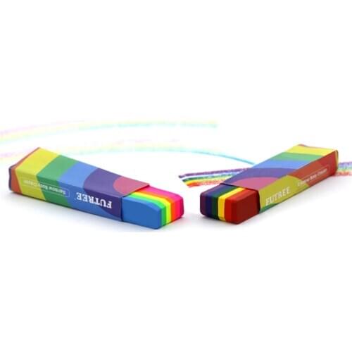 Rainbow Body Painting Stick Colorful Tattoo Colored Child Kids Pastel Pen Face Paint Pigment Crayons Halloween Party Fancy Tools