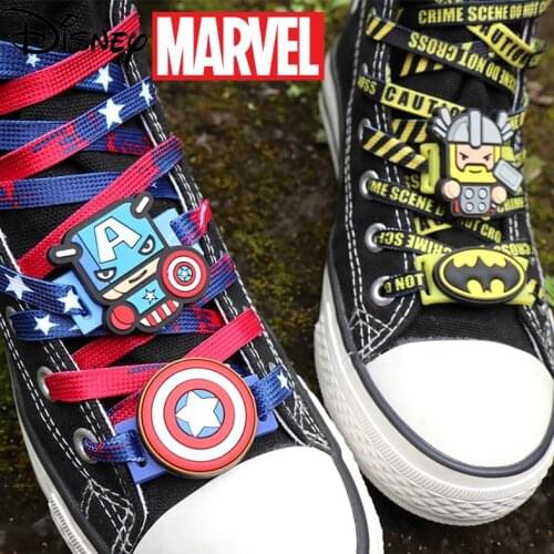 Disney cute cartoon Captain America Spiderman shoelace shoe buckle simple fashion trend personality shoelace