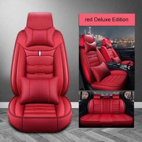 Leather Universal seat cove for Chevrolet Cruze 2009 2010 2011-2016 2017 2018 Interior Car Seat Cover