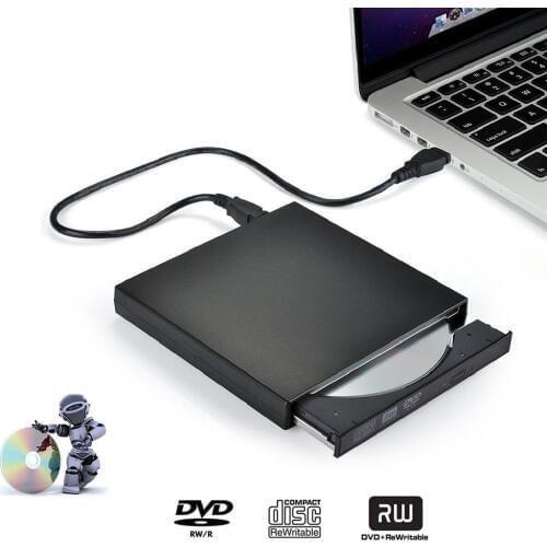 USB DVD Drive External Optical Drives DVD ROM Player CD-RW Burner Writer Recorder Portatil For Laptop Computer Pc Windows 7/8