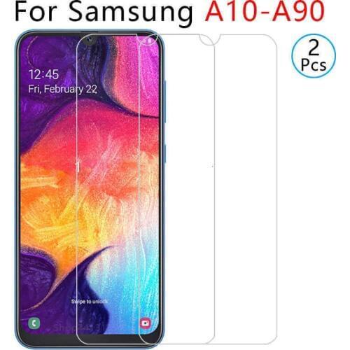 Protective glass for samsung a10 a20 a20e a30 a40 a40s a50 a60 a70 a80 a90 tempered glas screen protector on galaxy accessories